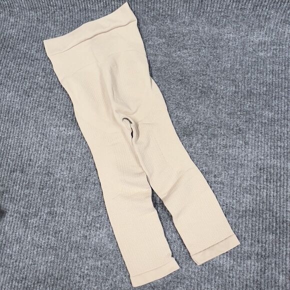 Farmacell Capri Shorts Womens Med/LG (8-12) Massage Shape Tan High Waisted Italy - Picture 4 of 15